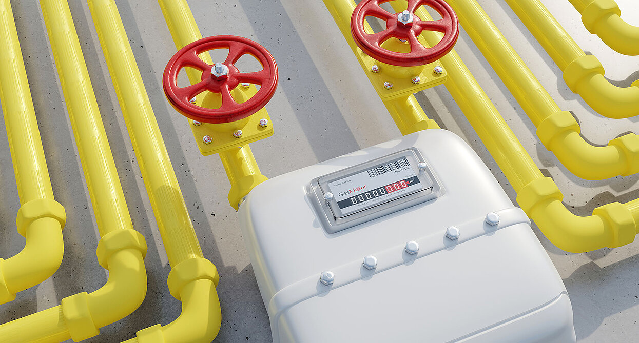 Rohrleitungssystem der Energieversorgung bei CAVISONIC